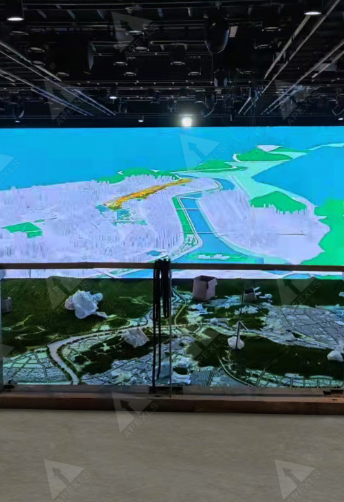 Zhejiang Lishui Planning Exhibition Hall - indoor full color screen